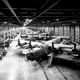B-24 Liberators on the production line at Ford’s Willow Run plant. (US Army)